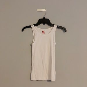 White SO Kids Tank Top